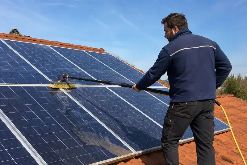 Nettoyage et entretien de panneaux solaires à Lapalud
